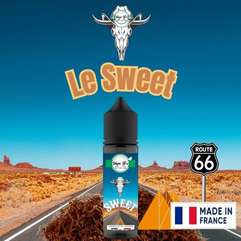 Le Sweet. Fiole en plastique PET de 50 ml, au goût classic.