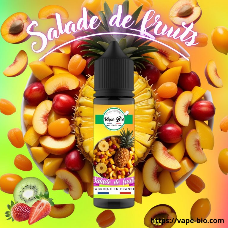 Packaging eliquid bio salade de fruit