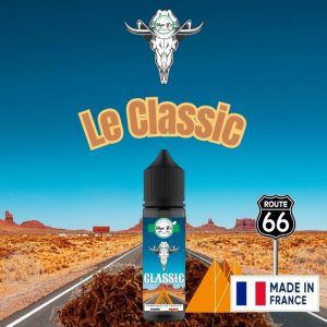 E liquide Classic. Fiole de 50ml en plastique PET. Il sert à aider au sevrage tabagique.