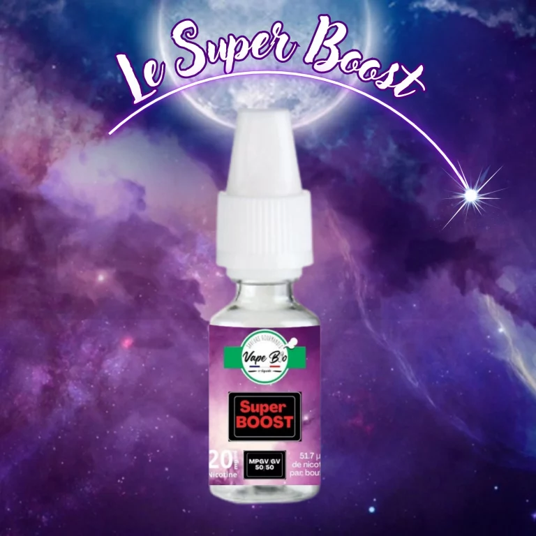 Booster de nicotine Super Boost 20 mg sur base 100% végétale - Vape Bio