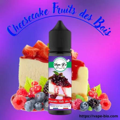 Cheesecake fruits des bois 50ml pet biodégradable recyclable
