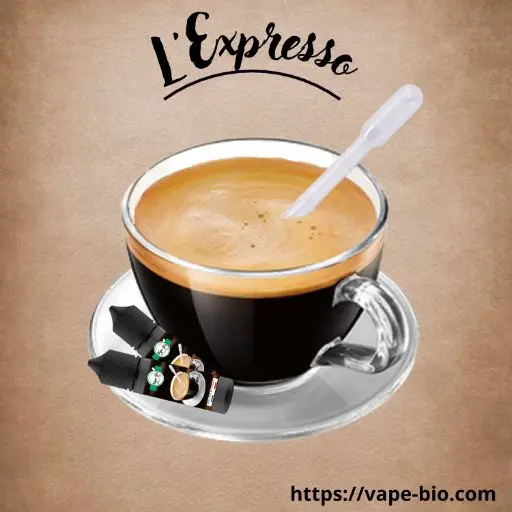 Expresso 50ml, e-liquide boisson au goût de café pur.