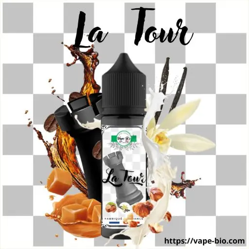 La Tour 50ml, liquide aux arômes naturels de café et caramel