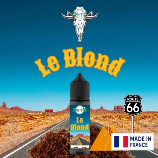Le Blond 50ml, e-liquide classic blond naturel pour une vape all-day.