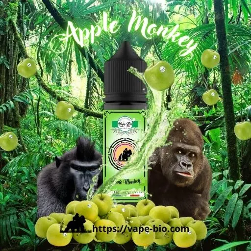 E-liquide Apple Monkey saveur pomme sur base végétale - Vape Bio
