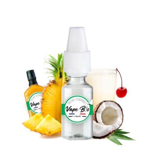 Créez votre mélange DIY maison avec l'arôme piña colada pour concevoir un e-liquide bio exotique pour votre cigarette électronique.